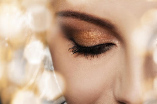 Woman face with beautiful makeup Wall Mural