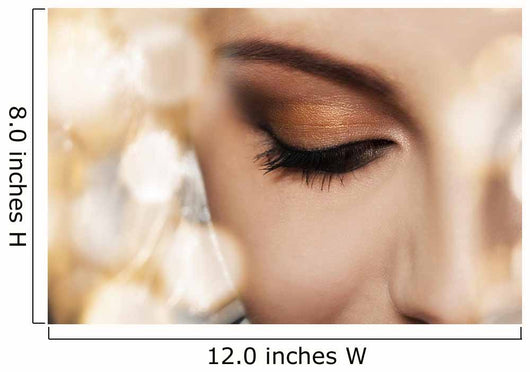 Woman face with beautiful makeup Wall Mural