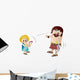 David and Goliath Wall Mural