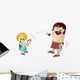 David and Goliath Wall Mural