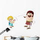 David and Goliath Wall Mural