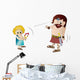David and Goliath Wall Mural