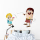 David and Goliath Wall Mural