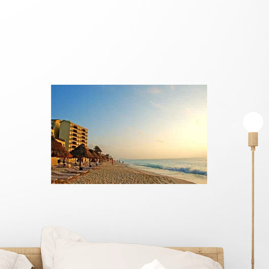 Oceanside Beach Hotel Caribbean Wall Decal