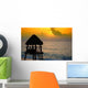 Beach Lifeguard Tower Silhouette Caribbean Wall Decal