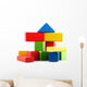 Block Building Wall Mural