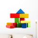 Block Building Wall Mural