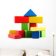 Block Building Wall Mural