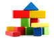 Block Building Wall Mural