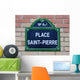 Place Saint Pierre Wall Decal