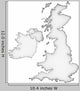 United Kingdom Map Wall Mural