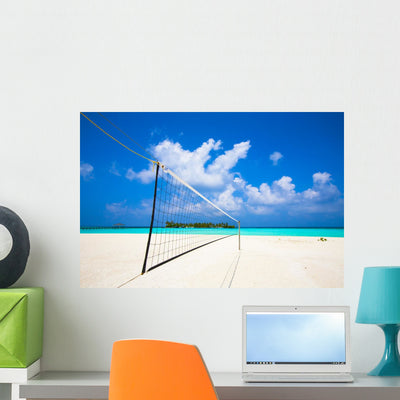 Volleyball Net Beach shown on a wall