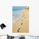 Footprints in the Sand Beach Caribbean Wall Decal