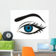 Detailed Eye Lashes and Wall Mural
