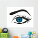 Detailed Eye Lashes and Wall Mural
