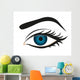 Detailed Eye Lashes and Wall Mural
