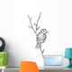 Bird Branch Wall Mural
