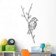 Bird Branch Wall Mural