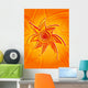 abstract sun vertical Wall Mural