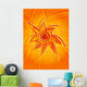 abstract sun vertical Wall Mural