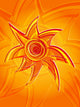 abstract sun vertical Wall Mural