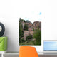 Medieval Hillside Town Wall Decal