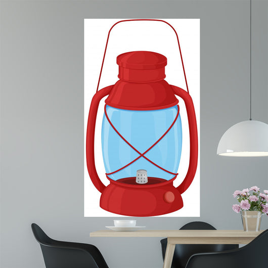 Camp Lantern Wall Mural