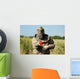 Man with Gas Mask Wall Decal