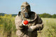 Man with Gas Mask Wall Decal