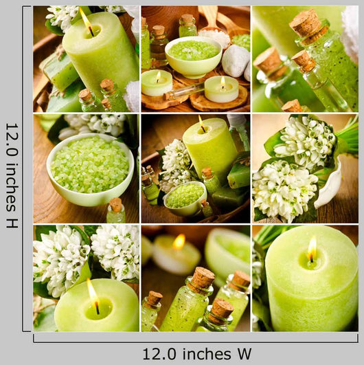 green spa still life Wall Mural
