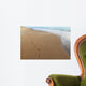 Footsteps on a Beach in North Carolina Wall Mural