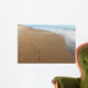 Footsteps on a Beach in North Carolina Wall Mural