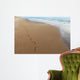 Footsteps on a Beach in North Carolina Wall Mural