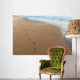 Footsteps on a Beach in North Carolina Wall Mural