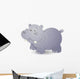 Safari Decals - Cute Hippo Wall Decal
