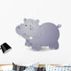 Safari Decals - Cute Hippo Wall Decal