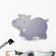 Safari Decals - Cute Hippo Wall Decal