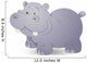 Safari Decals - Cute Hippo Wall Decal