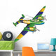 The plane Wall Decal