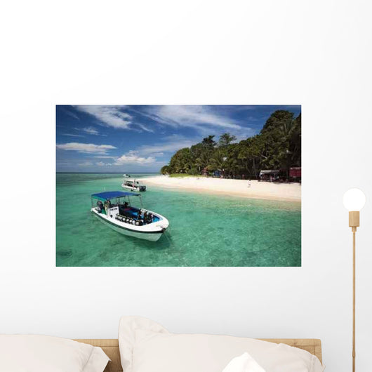 Boat Beach Wall Decal