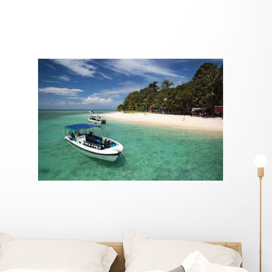 Boat Beach Wall Decal