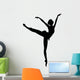 Ballerina Silhouette - Plie Wall Decal