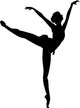 Ballerina Silhouette - Plie Wall Decal