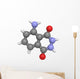 Luminol Molecules Wall Decal