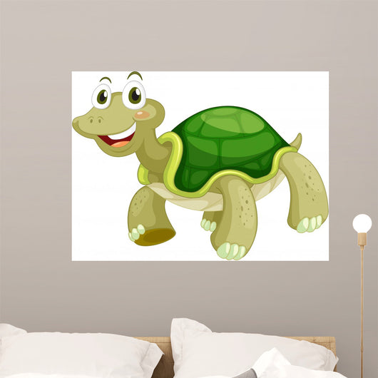 Animated Turtle Wall Decal