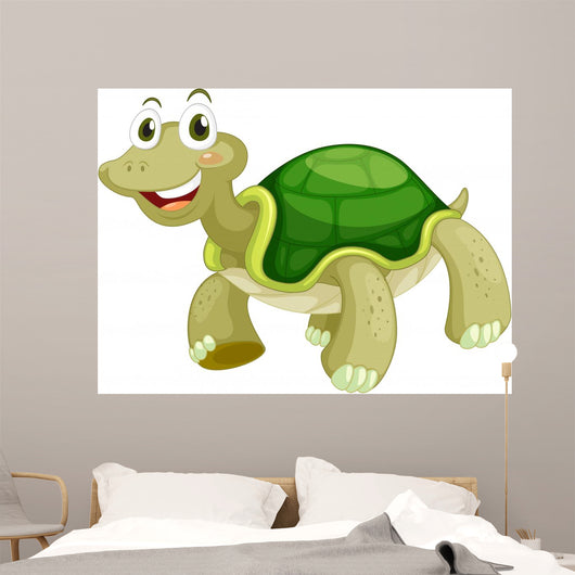Animated Turtle Wall Decal