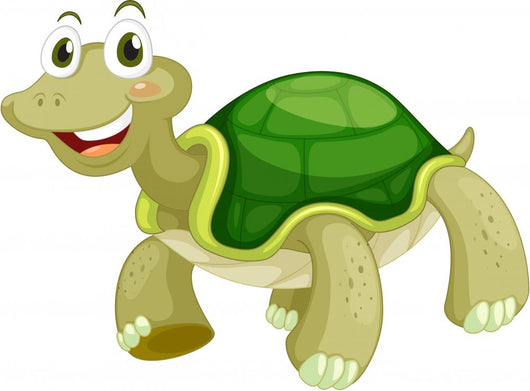 Animated Turtle Wall Decal