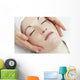 Woman Getting A Face Massage Wall Mural