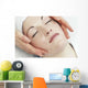 Woman Getting A Face Massage Wall Mural