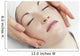 Woman Getting A Face Massage Wall Mural